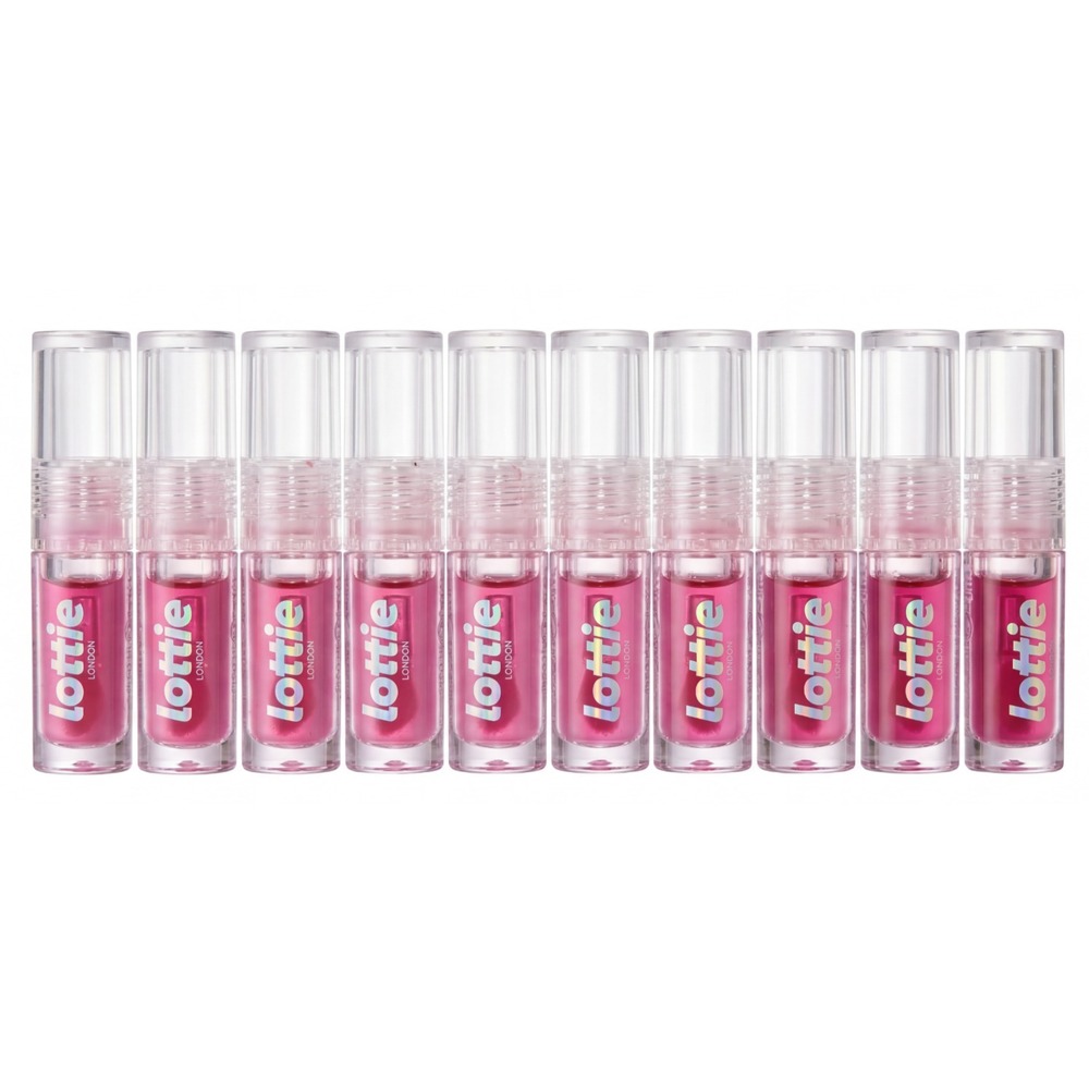 Lottie London Oil Slick Lip Oil Extra Cherries - Sealed Lot Of 10